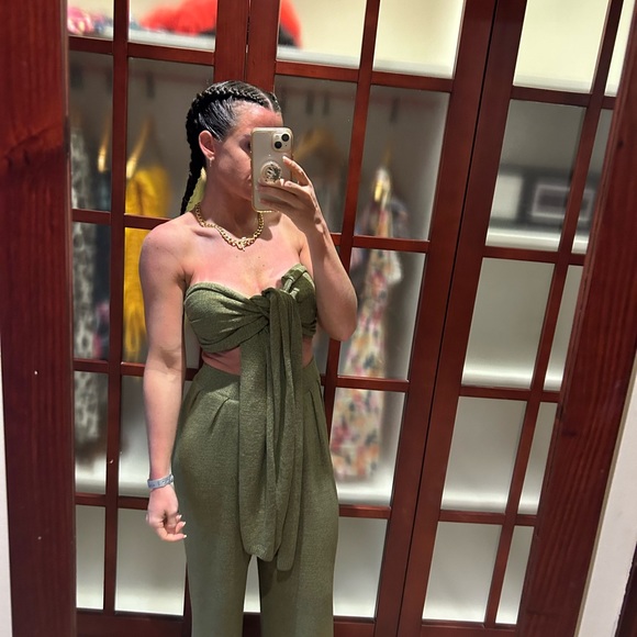 Olive green 2 piece set - Picture 2 of 3